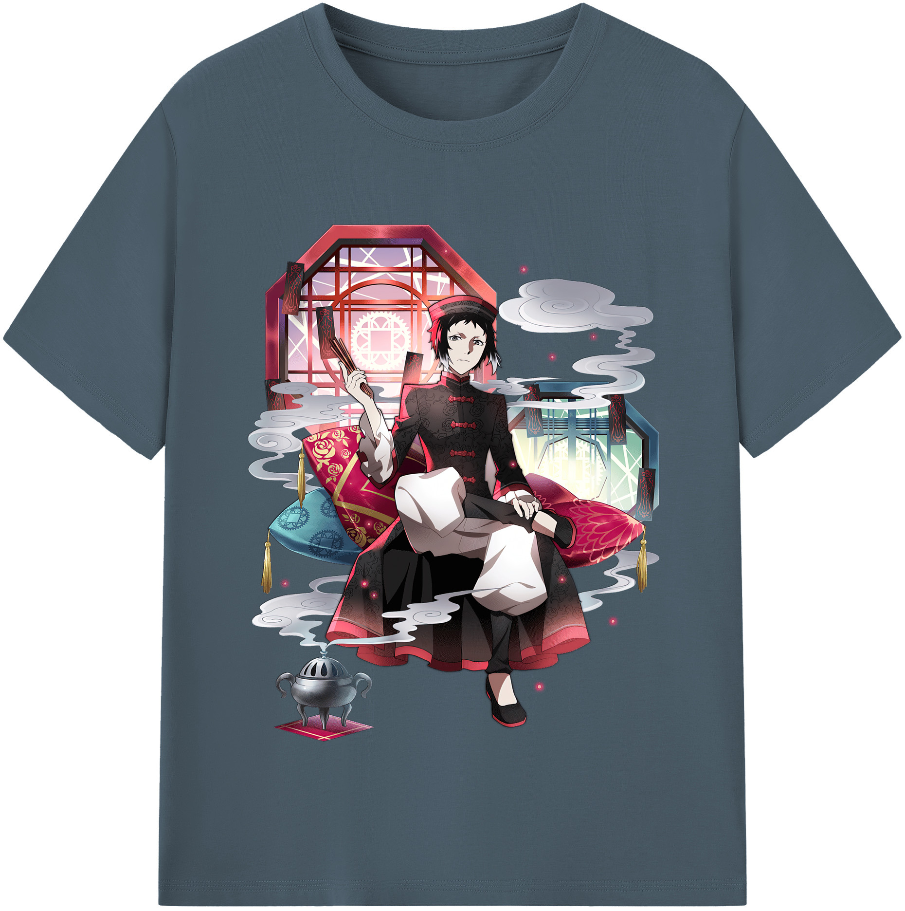 （画像用） 文豪ストレイドッグス Bungo Stray Dogs 綿100％半袖Tシャツ（フロントプリント）